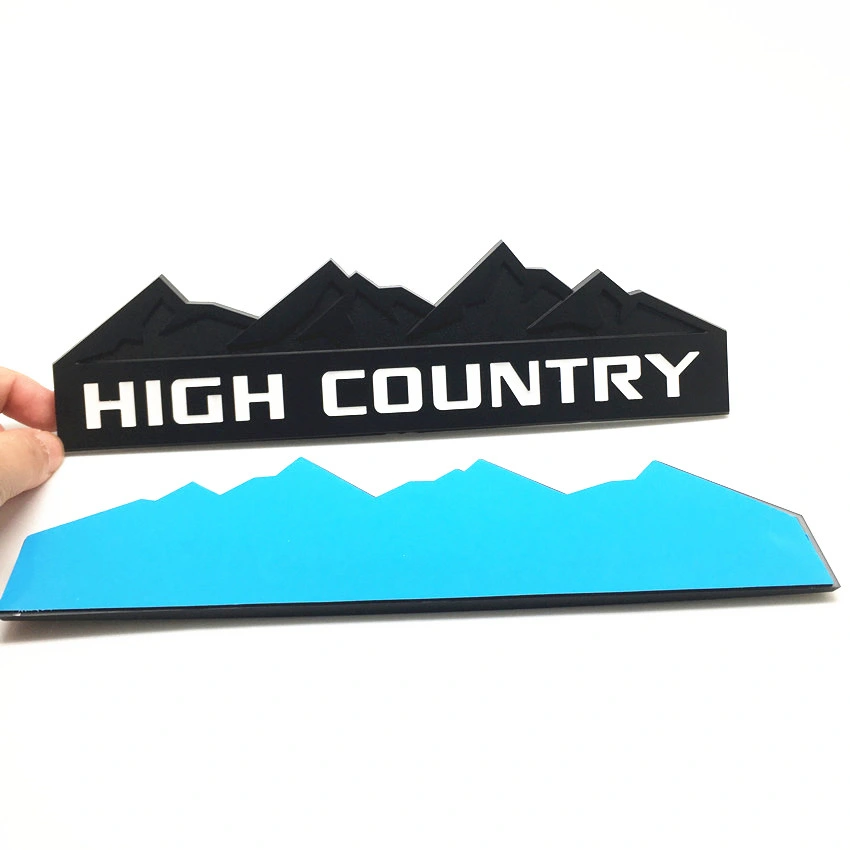 High Country Fit for Silverado Camaro Emblem Fender Badge Decal Sticker Logo Car Accessories Car Parts Sierra Decoration ABS Plastic