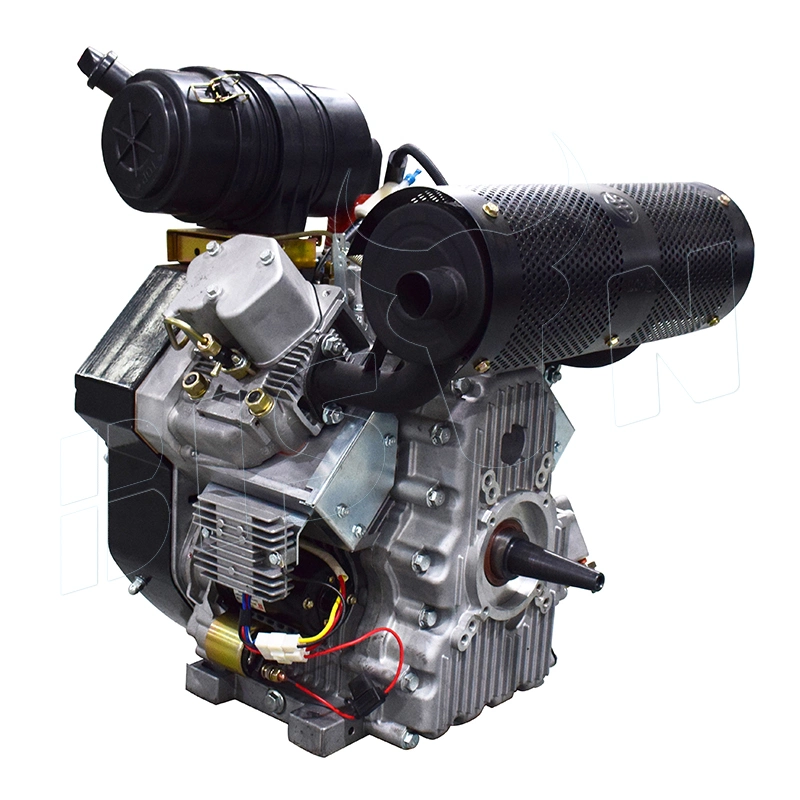 Bison V Twin 292f Diesel 2 Cylinder Vertical Shaft Lawn Mower Engines Assembly Diesel Motor