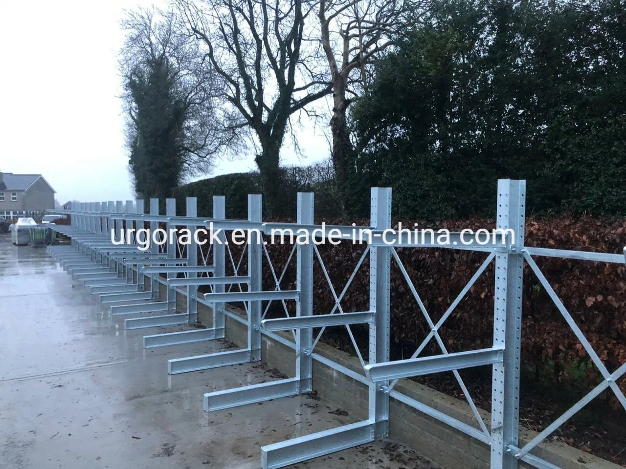 Warehouse Selective Industrial Storage Cantilever Racking for Pipe