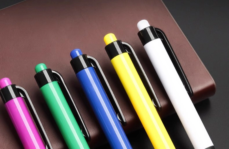 Wholesale/Supplier Cheap Push Type Barreled Signature Ballpoint Pen for Office Schools