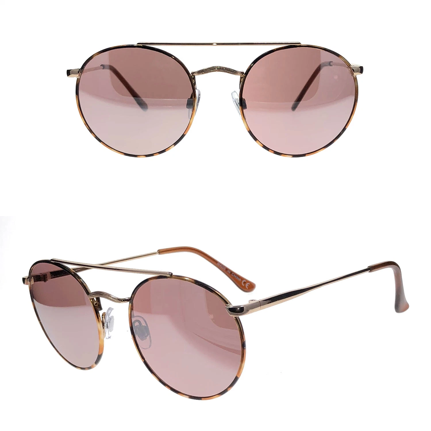 Round Frame New Style Pilot Metal Fashion Sunglasses