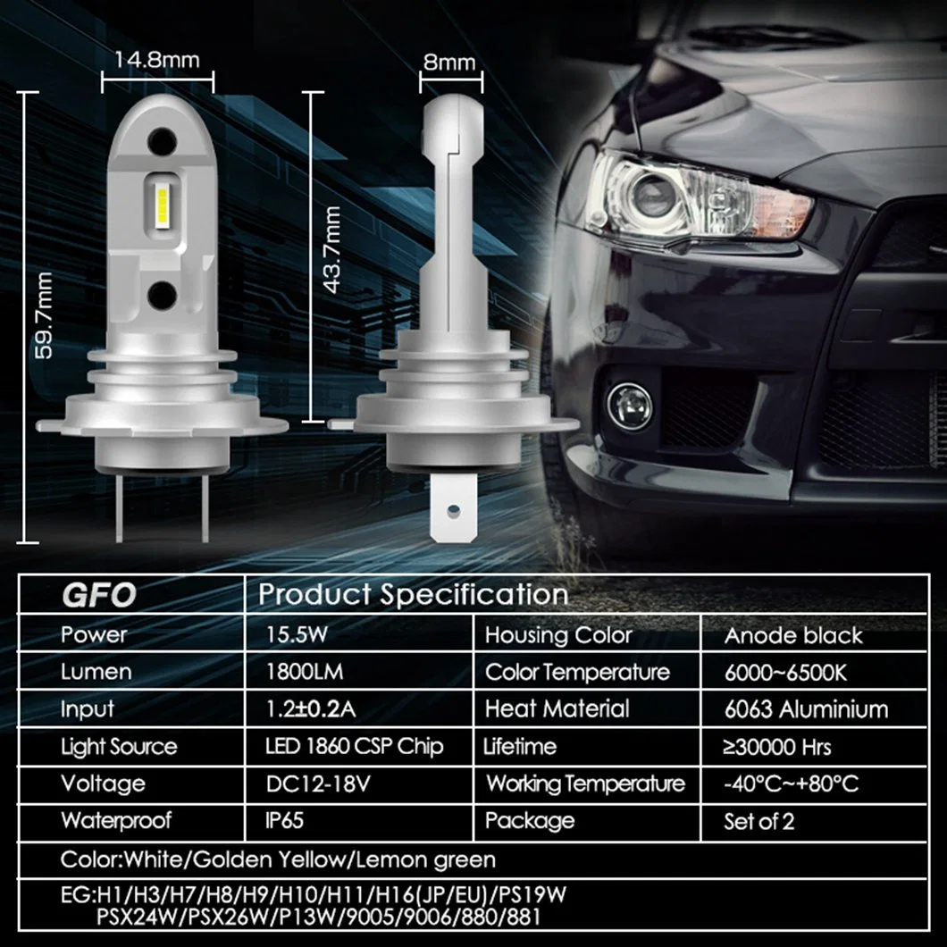 G-View GFO 30W 3600lm Interior Light for Readling Customized Box Car Bulb Strobe LED signal Light Tail Turn Reverse Parking Brake Light