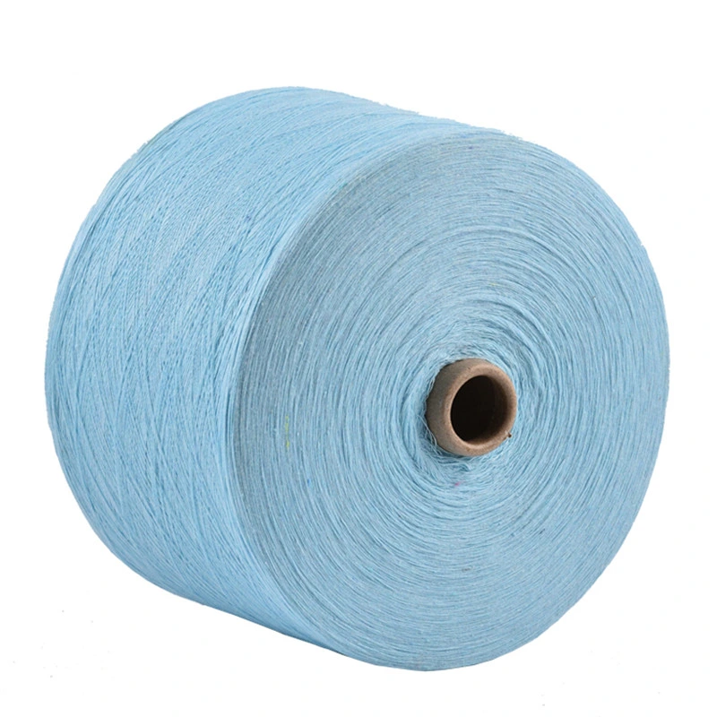 L'extrémité ouverte de fils de coton recyclé de couleur pour le tricotage de fils de coton et le tissage