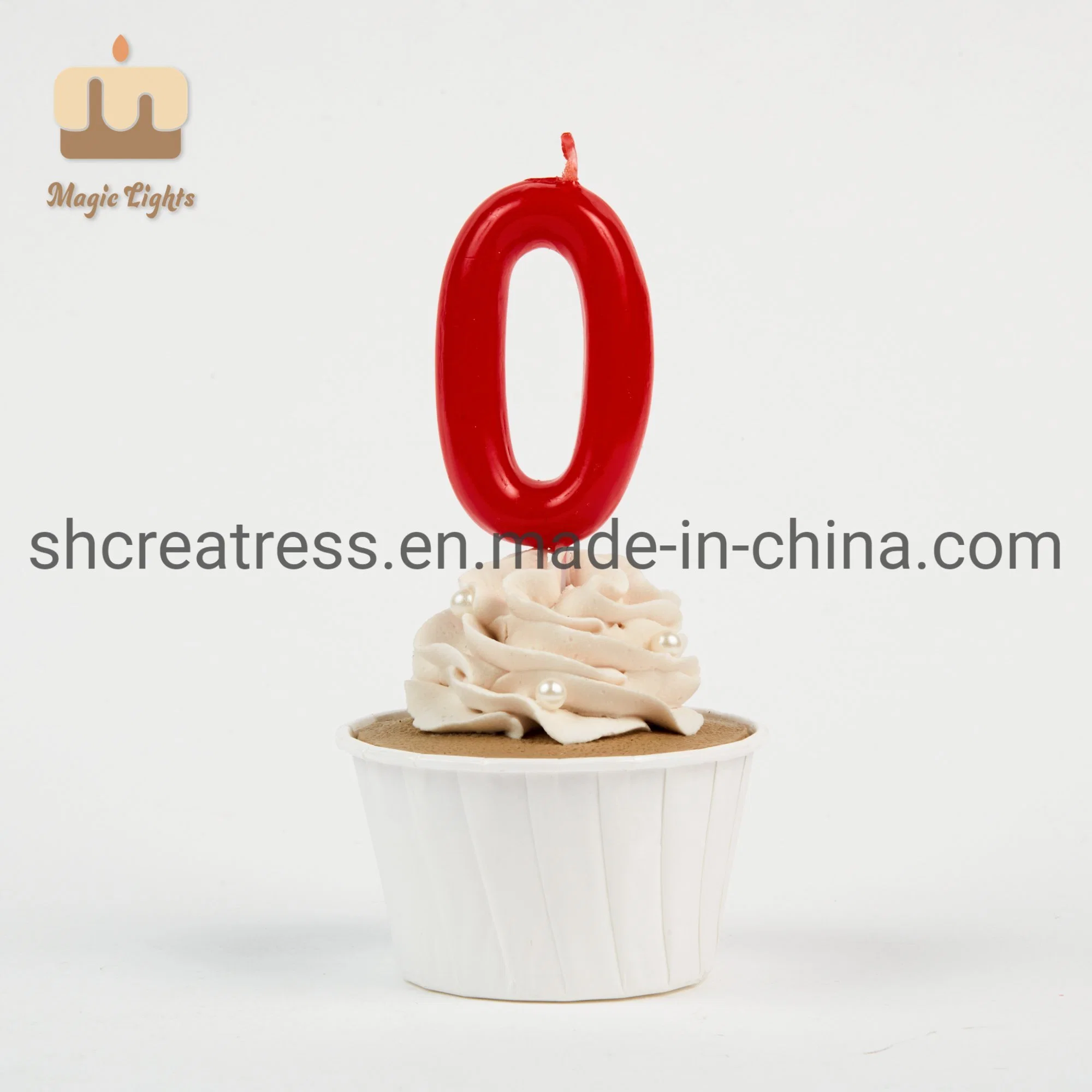 Sélectionné 100 % de paraffine drôle de bougie de gâteau d'anniversaire de la Chine