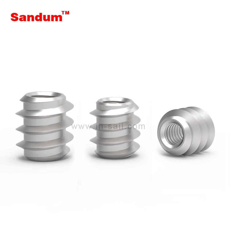 Self-Tapping Screw Sleeve, 308h Standard Parts, Hooded 3-Hole Internal and External Teeth Hardware Wholesale/Supplier Processing