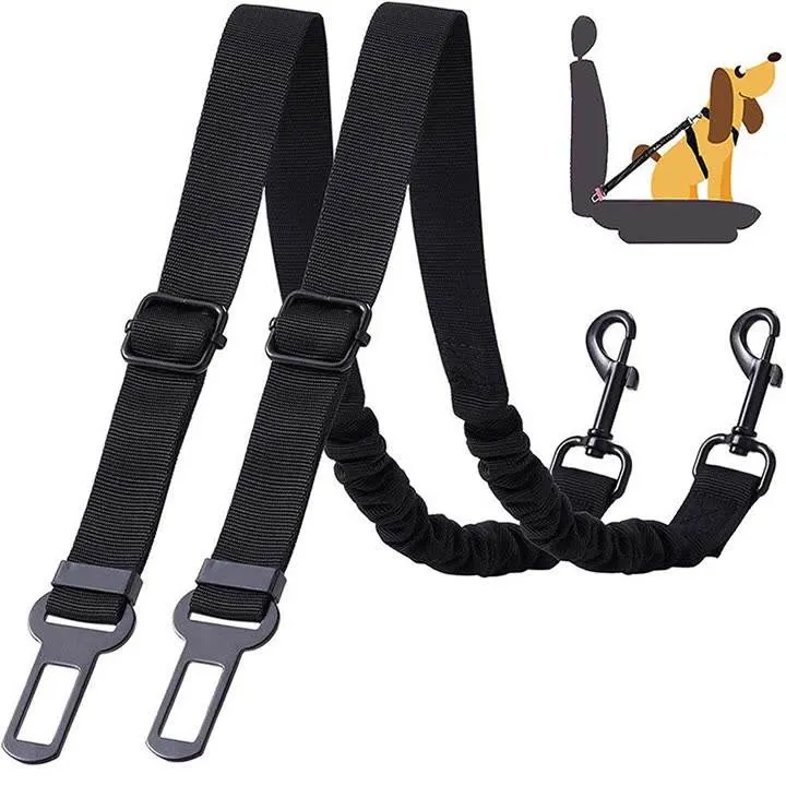 Wholesales Adjustable Nylon Pet Safety Car Seat Dog Belt