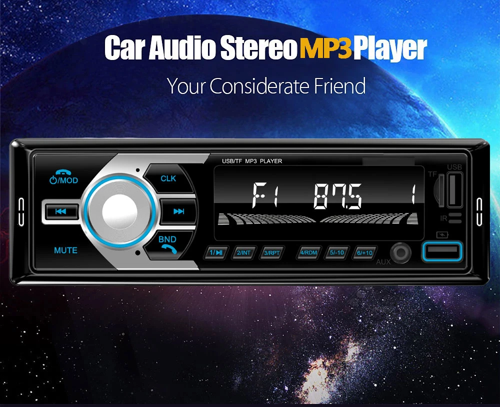 Car Audio FM-радио, MP3-плеер с Bluetooth/USB/SD/Aux