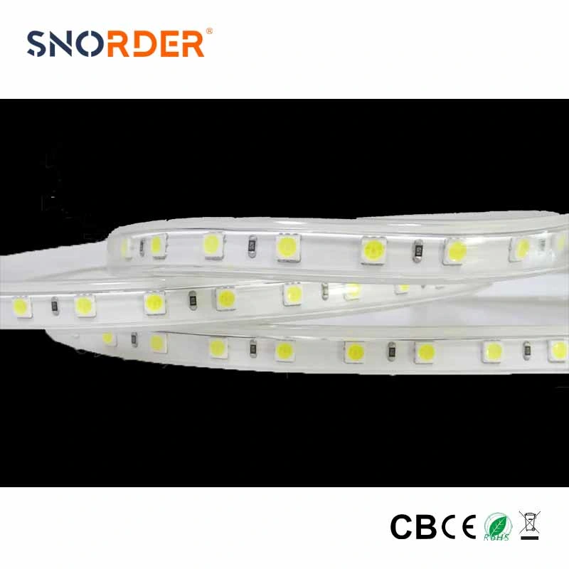 5050-60d-10mm-220V No Wire Single Color LED Strip Light