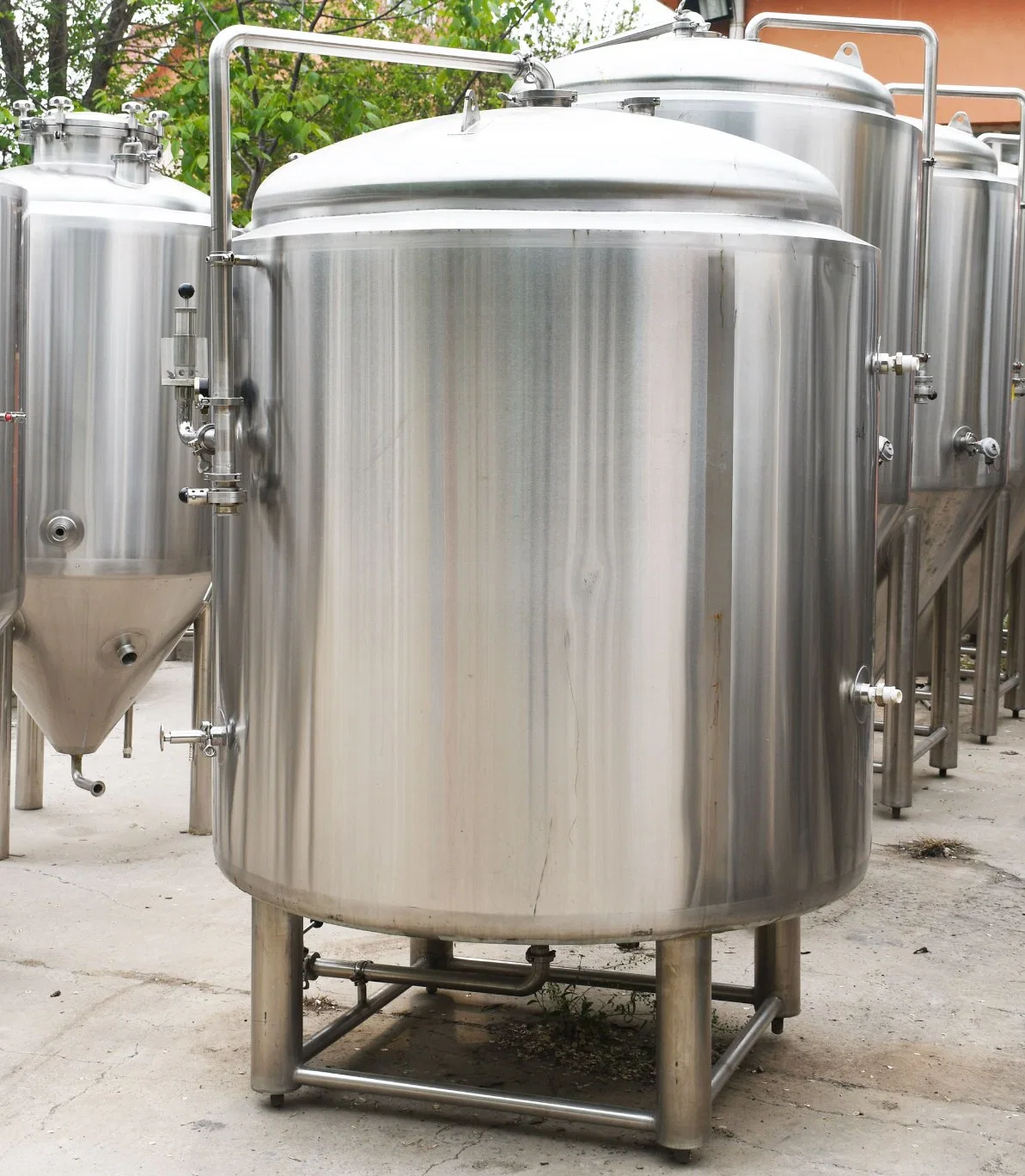 1500L Stainless Steel 304 Beer Bright Tank with Cooling Jacket