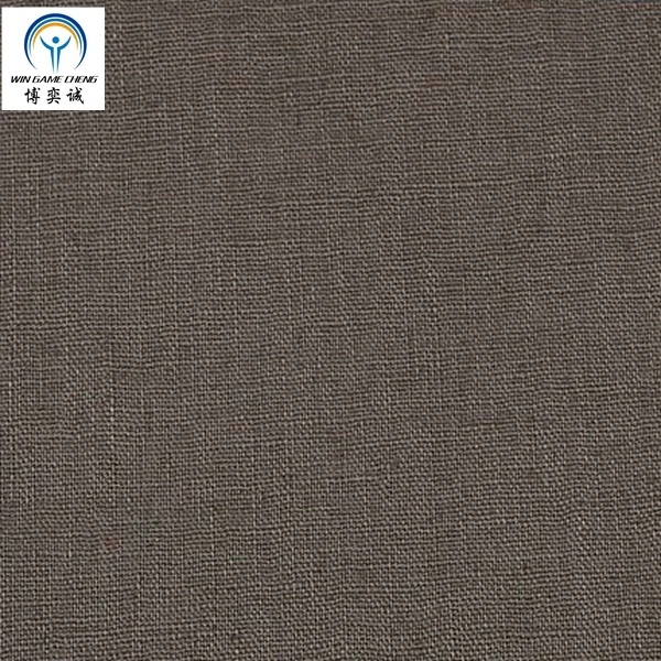 Wholesale/Supplier Plain Dyed Linen Cotton Spandex for Suit Lch-0088