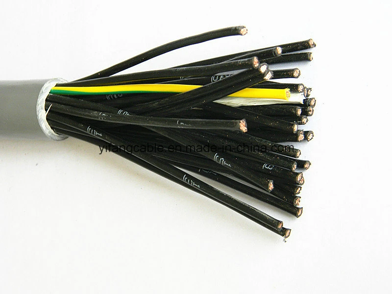 Cable de control multi-core Cu/PVC/pantalla de alambre de cobre y PVC