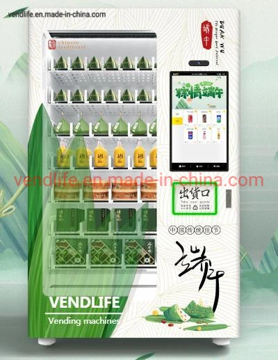 Vendlife Ads Vending Machine for Snack Salad and Drink Bottle with Elevating System in Manufacturer