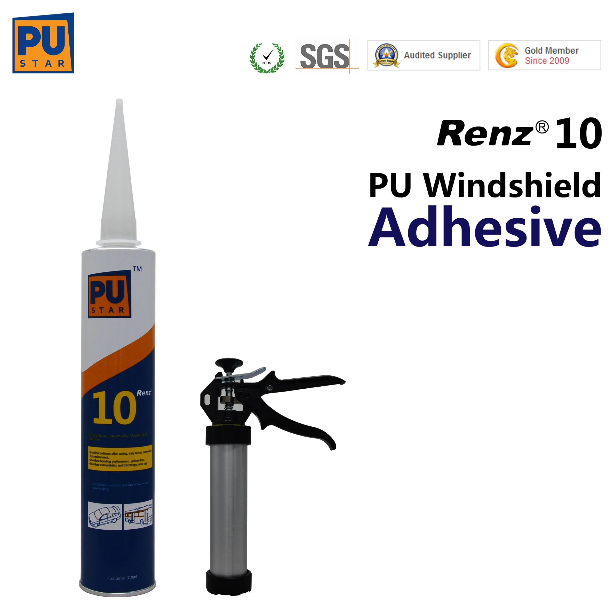 Polyurethane Windscreen Replacement Adhesive Sealant Renz10