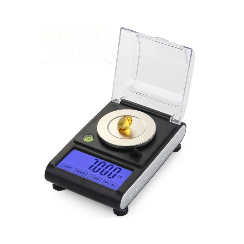 Balanza electrónica de alta precisión escala 0,001 mg de joyas de oro Escala Escala