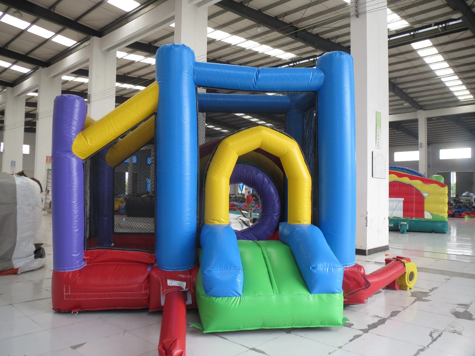 Inflatable Rainbow Jumping Castle Bouncer for Kid (AQ03129)