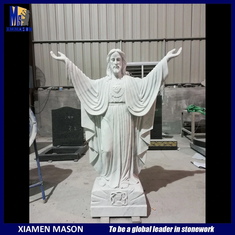 Mármore branco fórmulas para bebê estátua de Jesus para venda