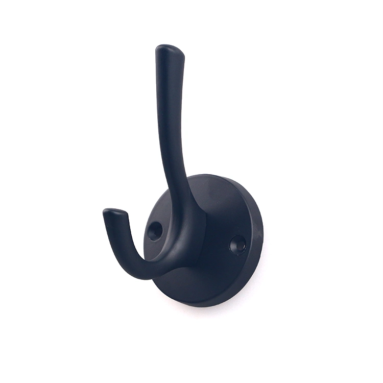 Hardware Black Single Decorative Clothes Hooks