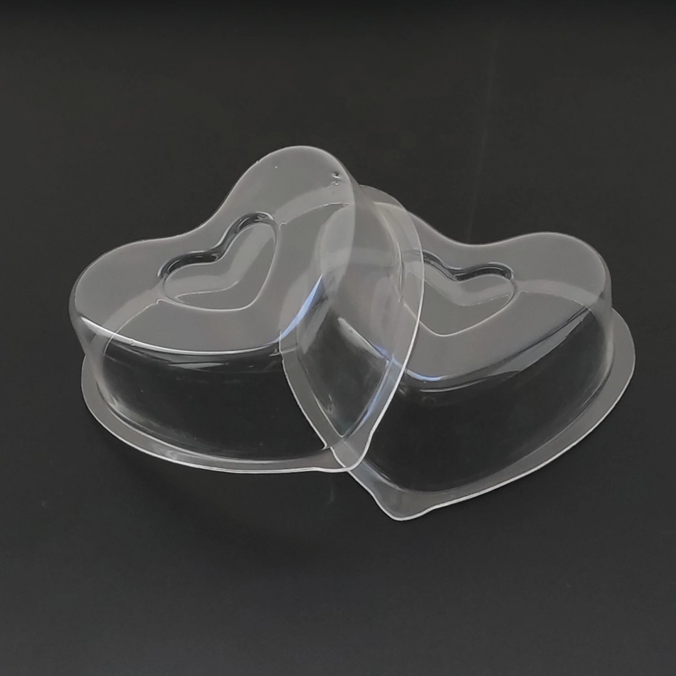 Heart Shape hot sealing  Plastic Custom  Blister Packaging Box