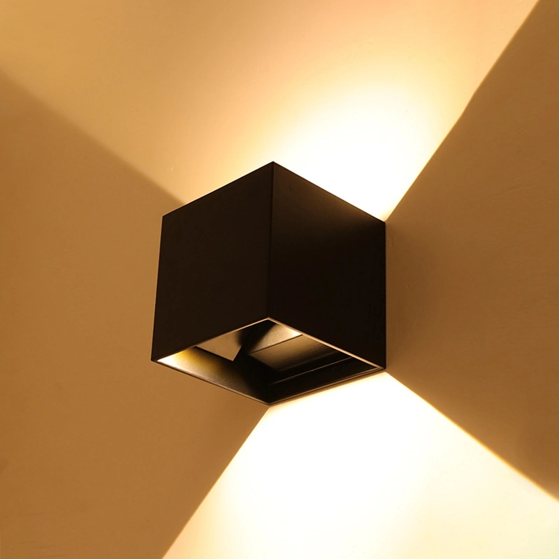 Decorative Wall Light Square Step Lights Modern Luxury Outdoor Wall Lamp