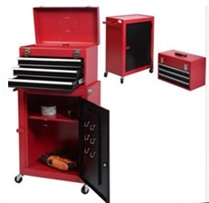 Tool Box Roller Cabinet with Top Box and Below Cart