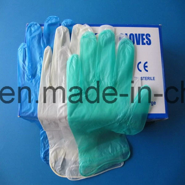 Económico Anti-Dirty PE guantes desechables de vinilo para el hogar funciona/Catering