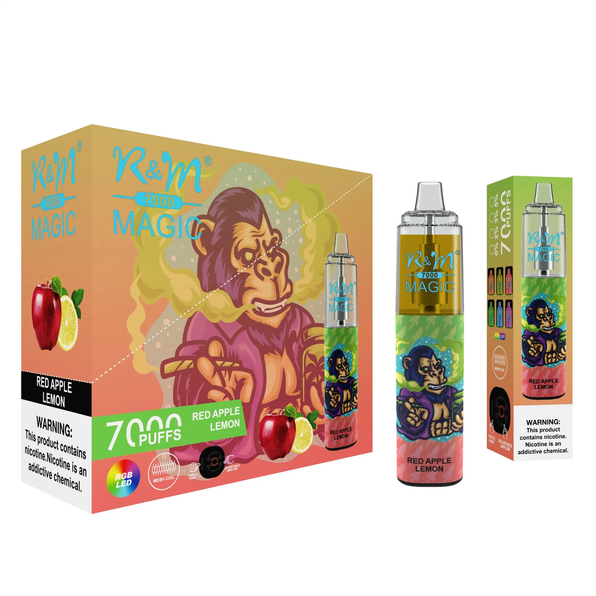 Atacado Alemanha Randm tornado 7000 Puffs descartáveis Vape Juice e Fábrica original de cigarros OEM ODM I Vape puff Bar 650 MAh recarregável 15 ml