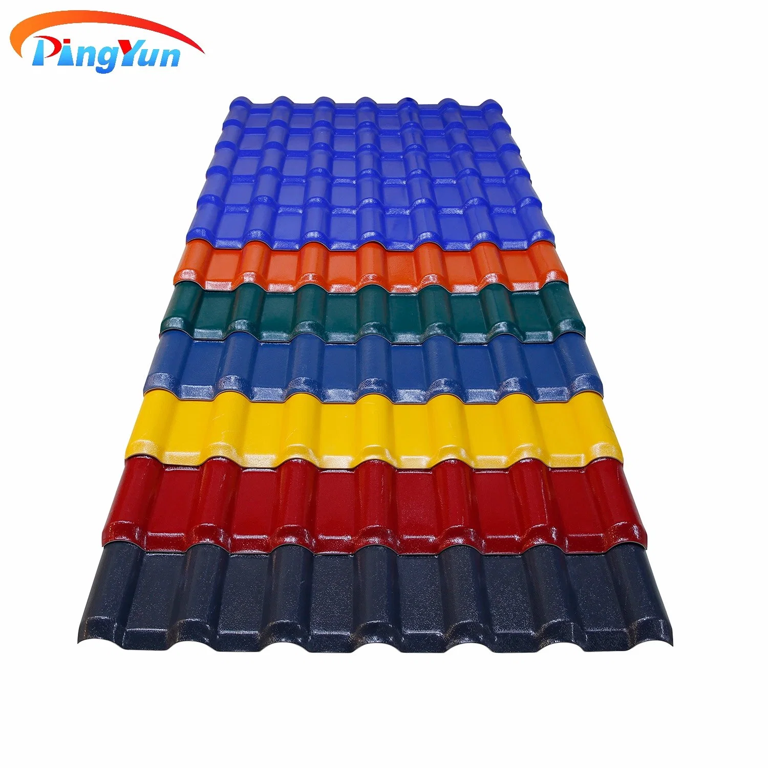 Popular in Panama PVC Roofing Tiles/Avoid Color Fading Spanish ASA PVC Plastic Roof Sheet for Prefabricated House