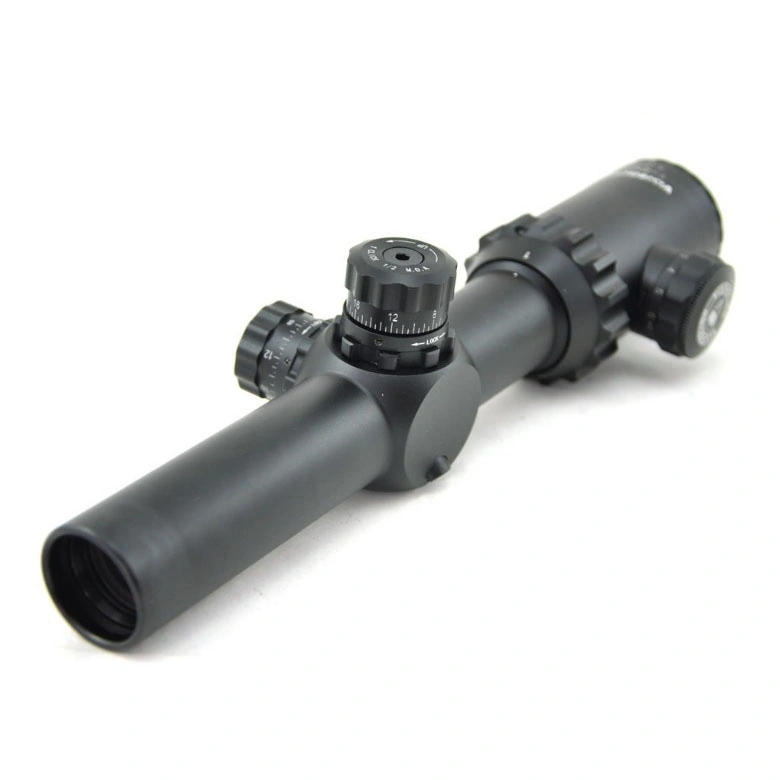 Visionking 1-8X24L Aim Scope Night Hunting Optical Sight 30mm Full Filled Nitrogen Long Range Ar15 M16 Sniper Scope W/Rings