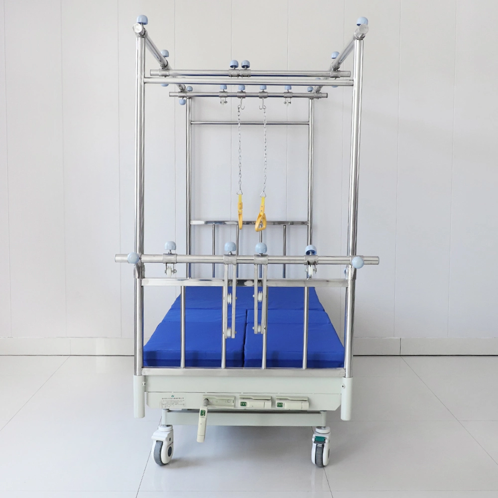 Tri-Functional Gantry Traction Orthopaedic Nursing Bed Health Care Appliance Medical Equipment