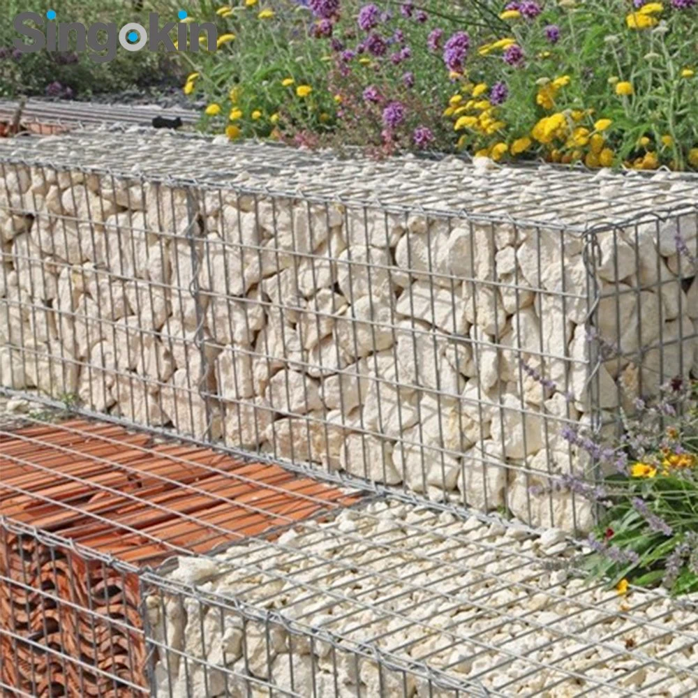 Gabion Wire Mesh Basket Box Stone Cage Retaining Wall