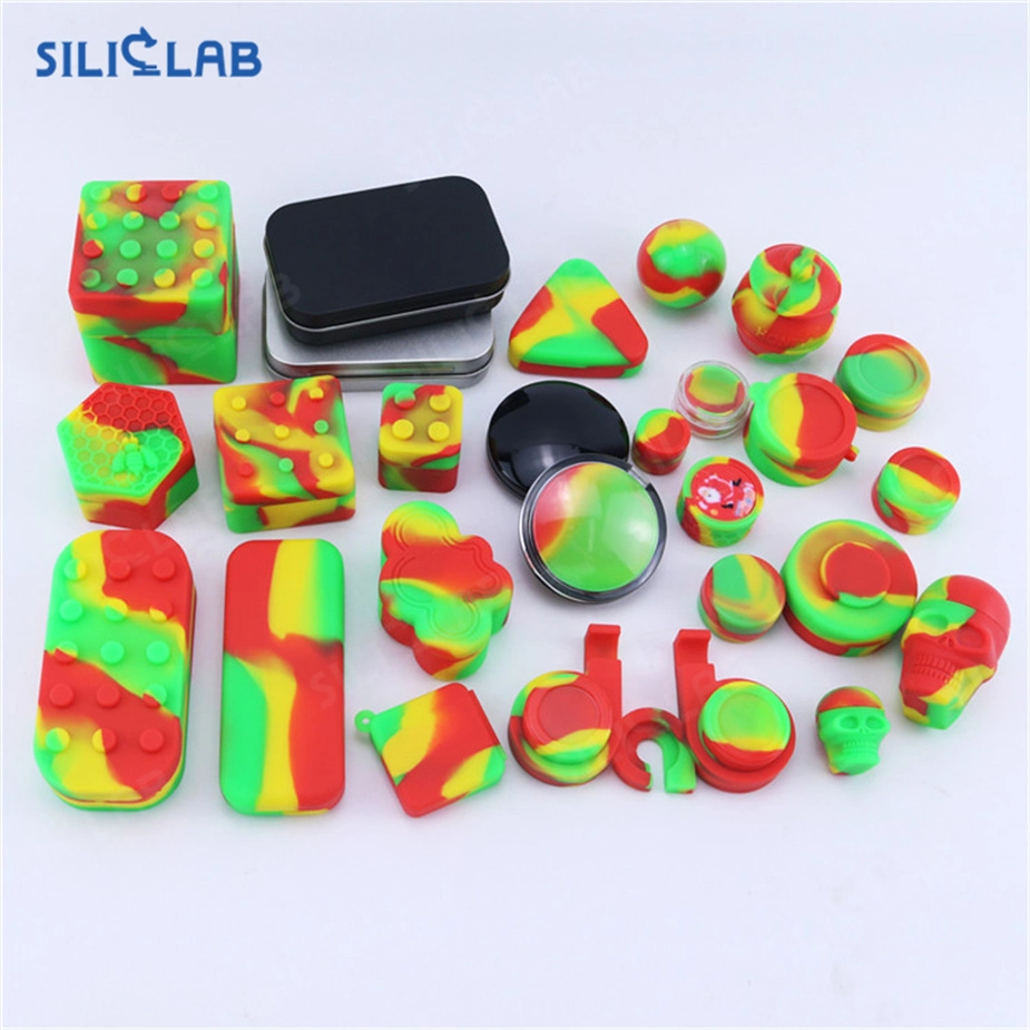 Siliclab China Wholesale/Supplier Smoking Accessories Various Silicone Wax Container