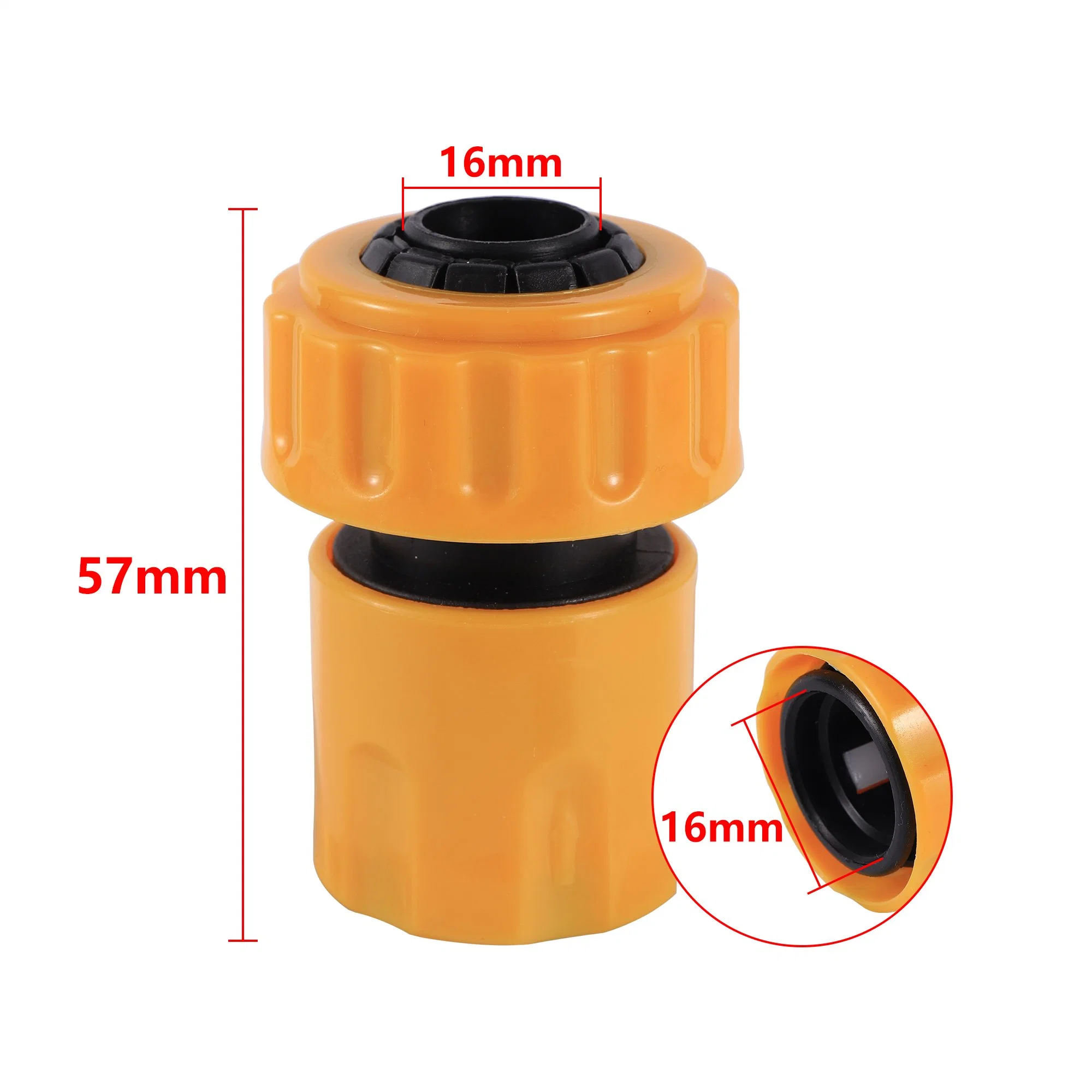 Garden Irrigation Car Wash Connector 1/2 5/8 1 Inch Hose Repair Water Pipe Quick Coupler 12/16/25mm Faucet Adapter