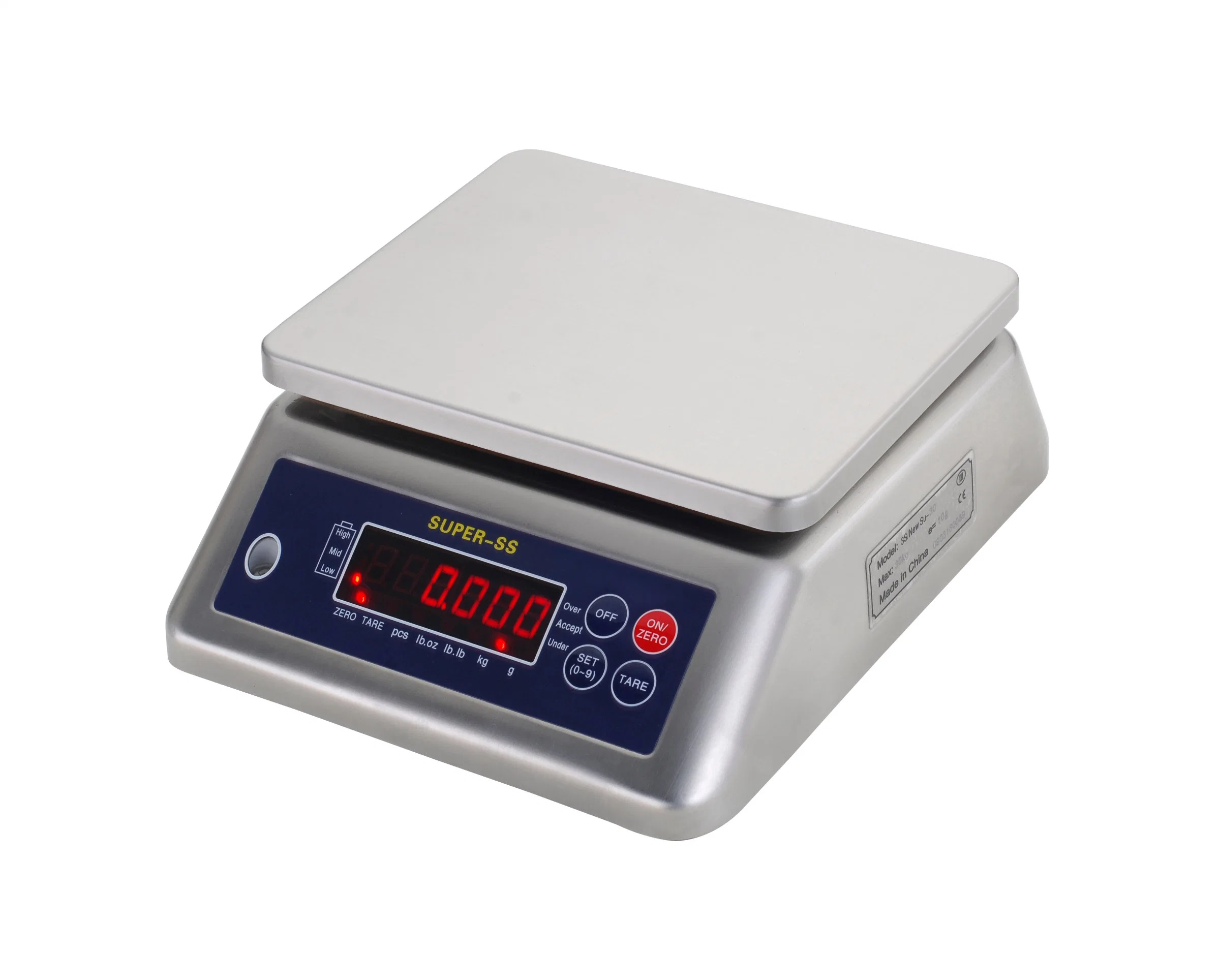 IP68 30kg Super-SS Double Display Waterproof Scale