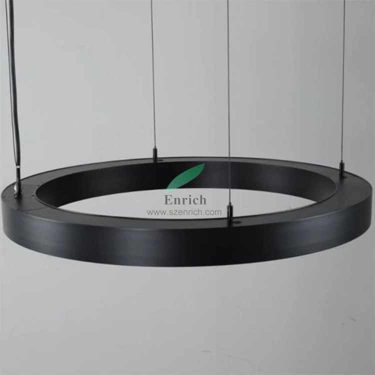 Wholesale Down Lighting Rings Circle LED Pendant Light Hot Sale LED Ceiling Hanging Lights Fixtures for Hotel, Office Lighting