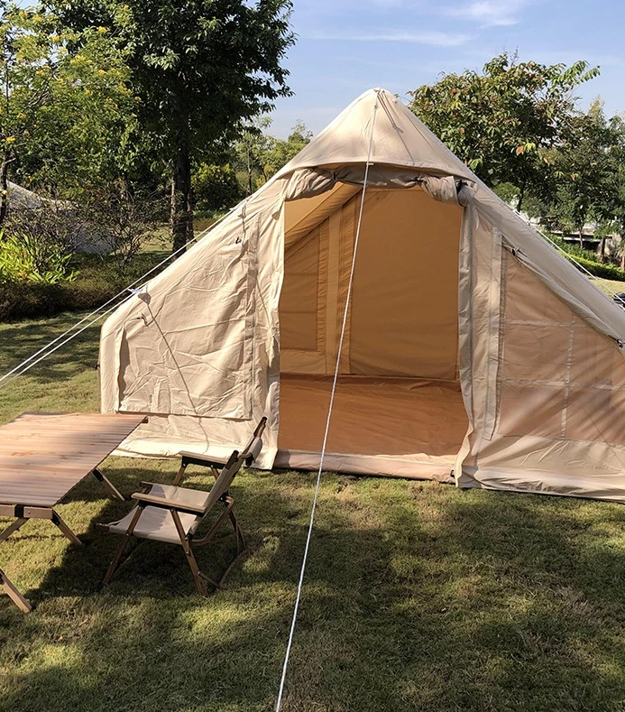 Tienda de camping para la familia impermeable tela de algodón de tienda Wbb19736