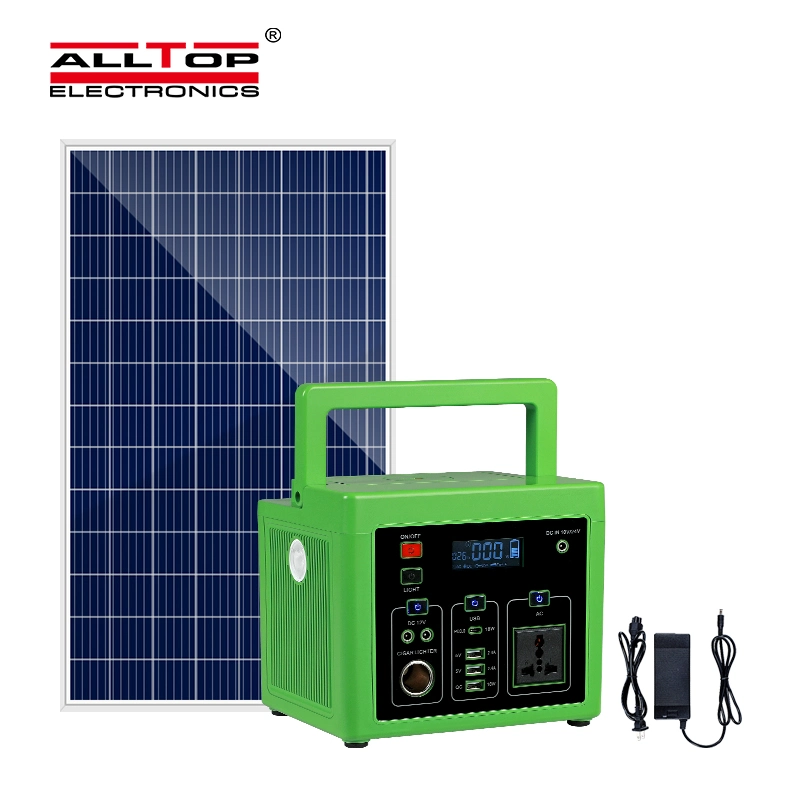 Alltop Great Quality Custom off Grid Solar Power System Color Camping Home 300 500 W Solar Panels ABS Solar Energy System