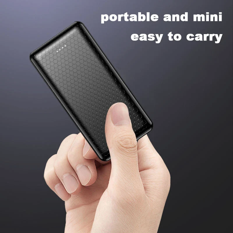 2 USB Mobile Power Bank 10000mAh Powerbank Portable Charger External Battery 10000 mAh Mobile Phone Charger Backup Powers