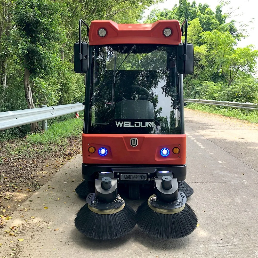 School Road Cleaning Machine Driving Vacuum Sweeper