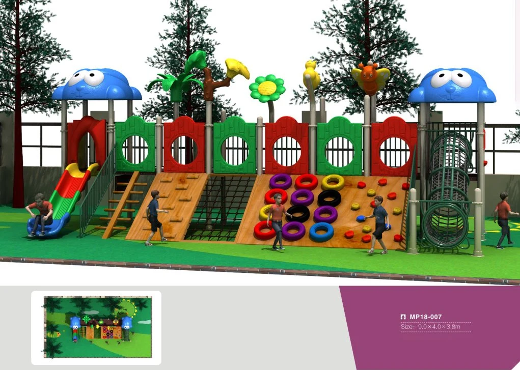 MP20-012 Wooden Playground Kids Wooden Amusement Equipment Outdoor Combination Wooden House