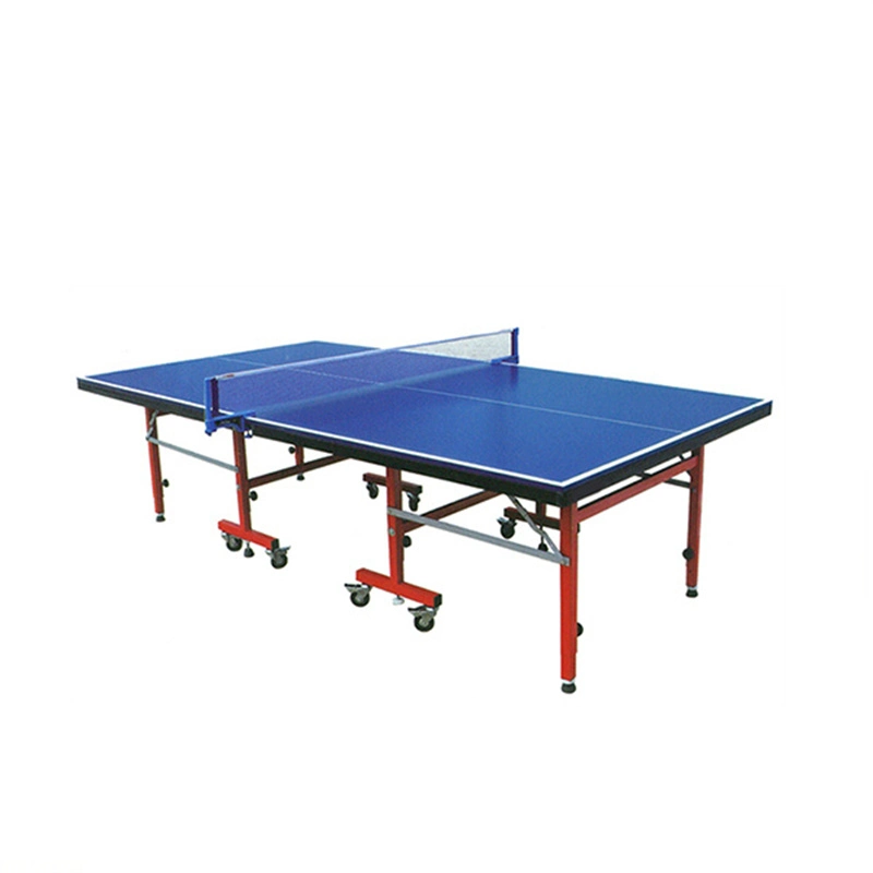 Indoor Sports Equipment Single Folding MDF Table Tennis Table