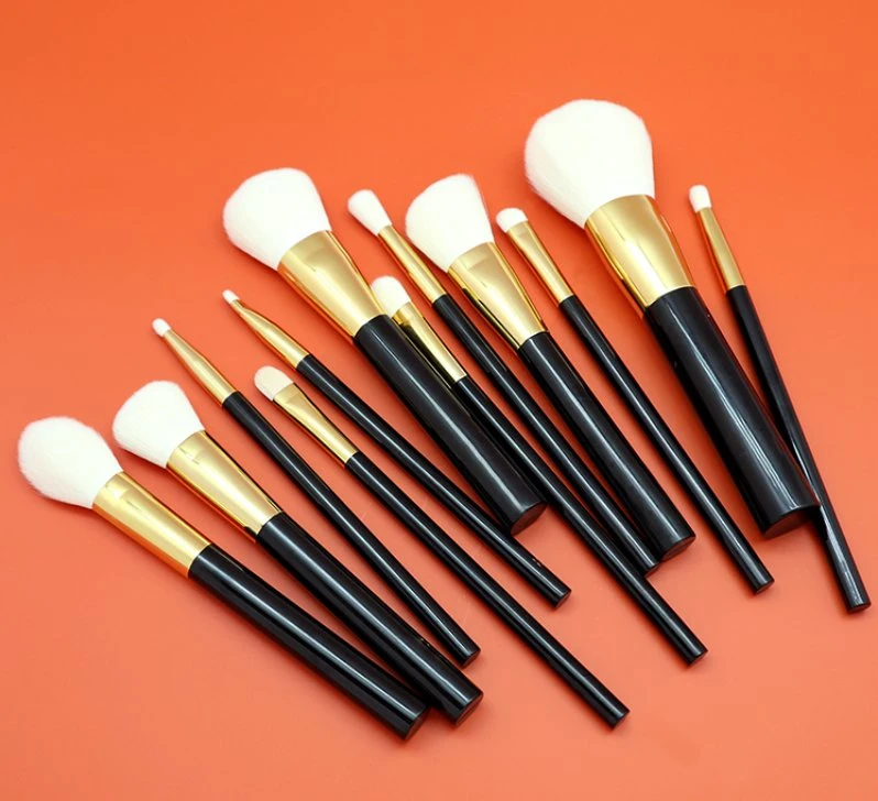 Wholesale 12PCS Private Label Custom Logo Professional Soft Vegan Makeup Brush Beauty Products