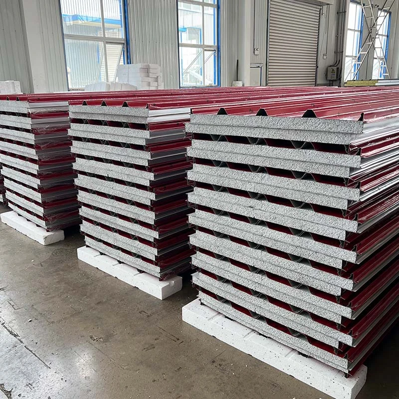 Factory Price Fireproof Structural Insulated Wall/Roof Polystyrene EPS Sandwich Panel for Prefab House/Factory/Warehouse