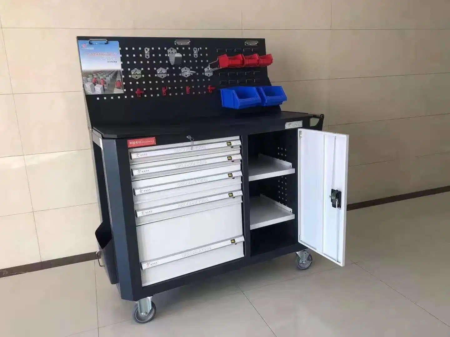 High quality/High cost performance  Metal CNC Combination Tool Cart for Cutter Storage Customization