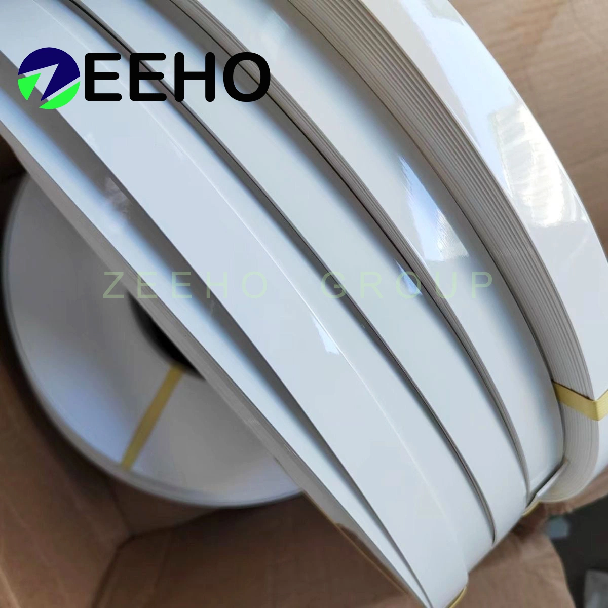 Edge Banding PVC Tape Matt Frosty White Banding Tape Furniture Popular Furniture Accessories High Gloss PVC Edge Banding and Acrylic Edge Banding