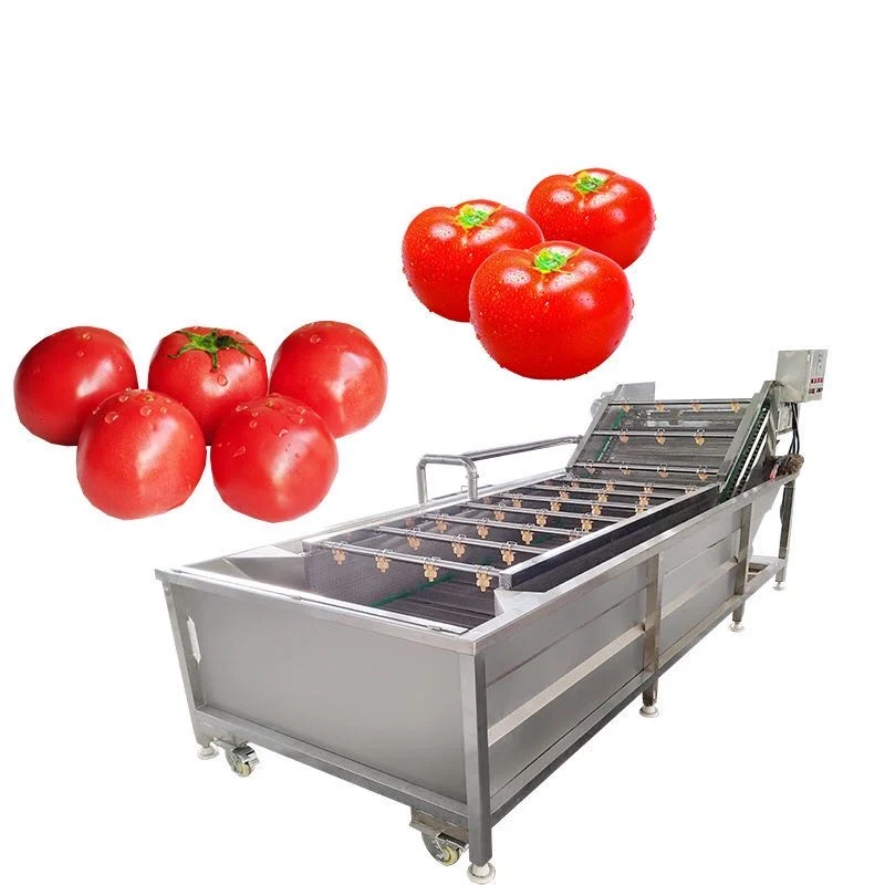 Stainless Steel Fruit and Vegetable Washer Cleaning Bubble Carrot Potato Apple Washing Machine