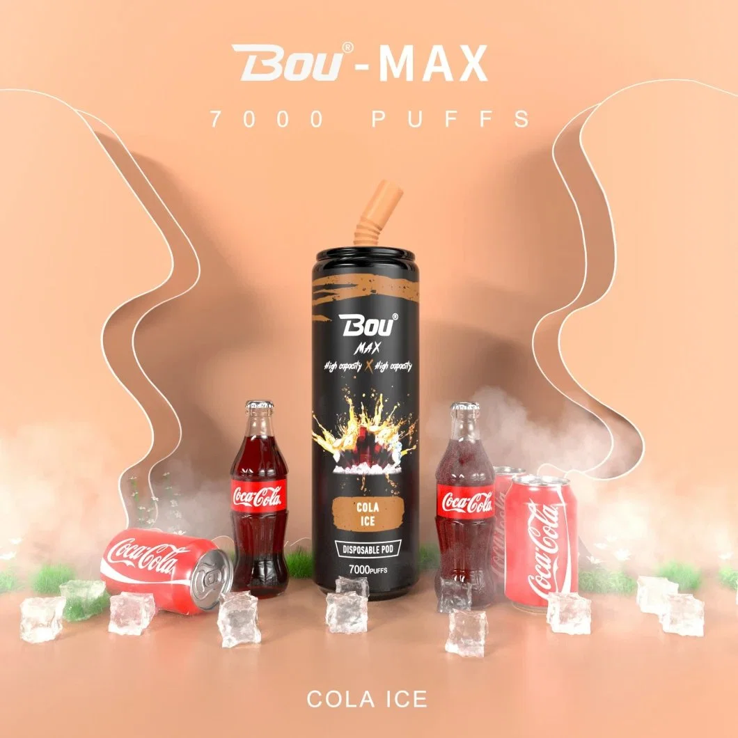 Bou Max 7000 Puffs Vape Mesh Coil Fabrik Preis E Zigarette