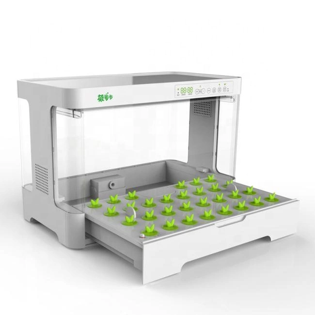 La hidroponía sistemas de cultivo hidropónico interior Jardín inteligente la hidroponía en el interior de la sembradora de hortalizas de las luces de crecer