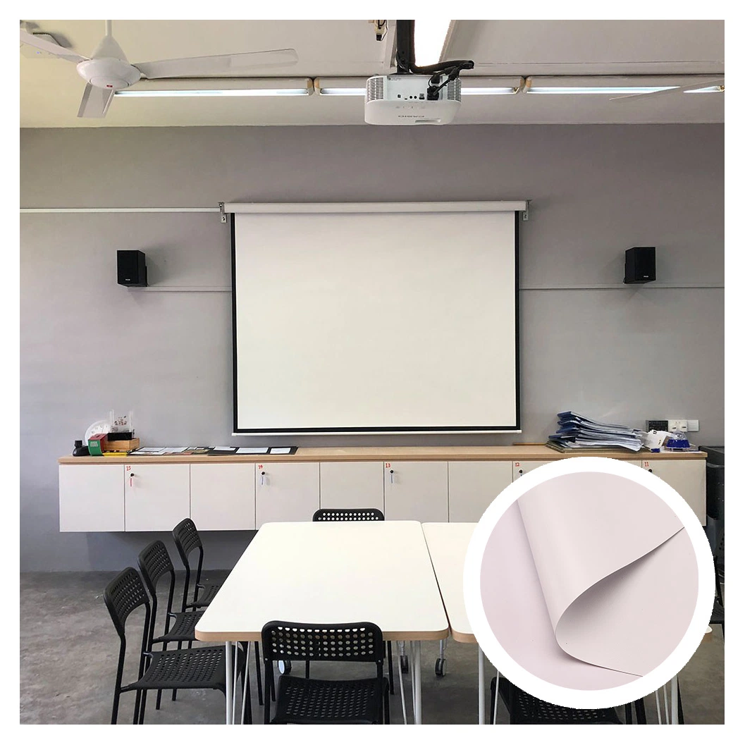 Projector Screen Projection Screen Matte White Fabric for Home Theater Office