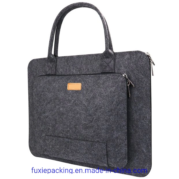 Gris oscuro 11.6 13.3 15.6 17.3 pulgadas consideró la funda para portátiles Bolsa con asa