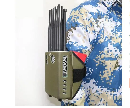 Handheld 12 Antennas Mobile Phone Jammer All CDMA GSM Dcs 2g 3G 4G 5g GPS L1 Gpsl2l5 WiFi Lojack Blocker